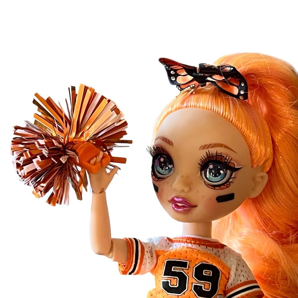 Rainbow High Poppy Rowan Cheer Doll Orange 2019 MGA Entertainment - Picture 9 of 11